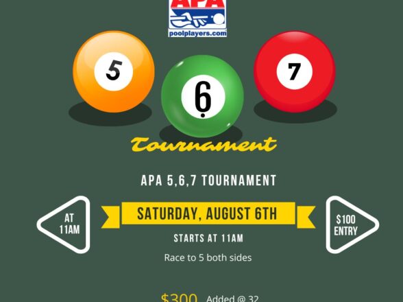 APA 5, 6, 7 Tournament